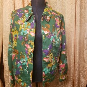 ISAAC MIZRAHI COLORFUL BLAZER